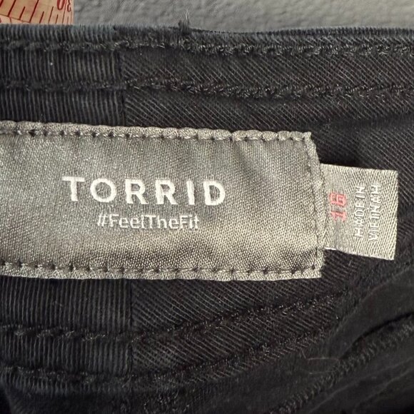 Talbots Black Cargo Skinny Jeans - Picture 6 of 8